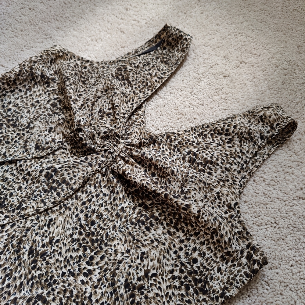 Maxi Sundress Leopard Print